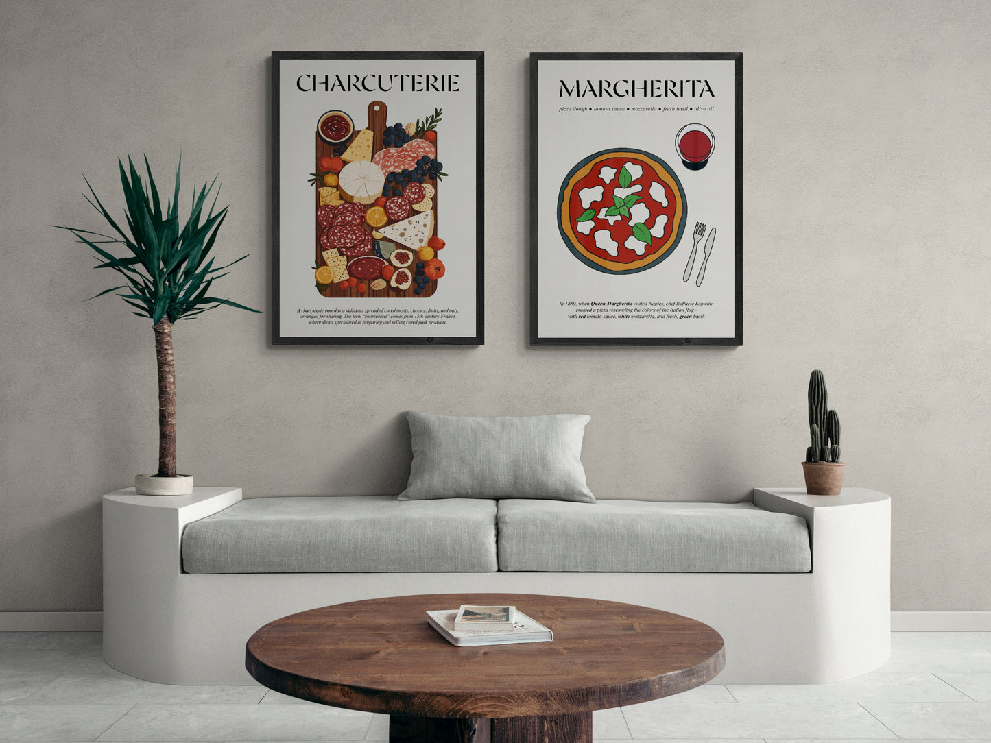 Charcuterie Board Print (Foodie Wall Art) Kitchen Wall Art Decor For Restaurant Wall Art And Housewarming Gift For Couple